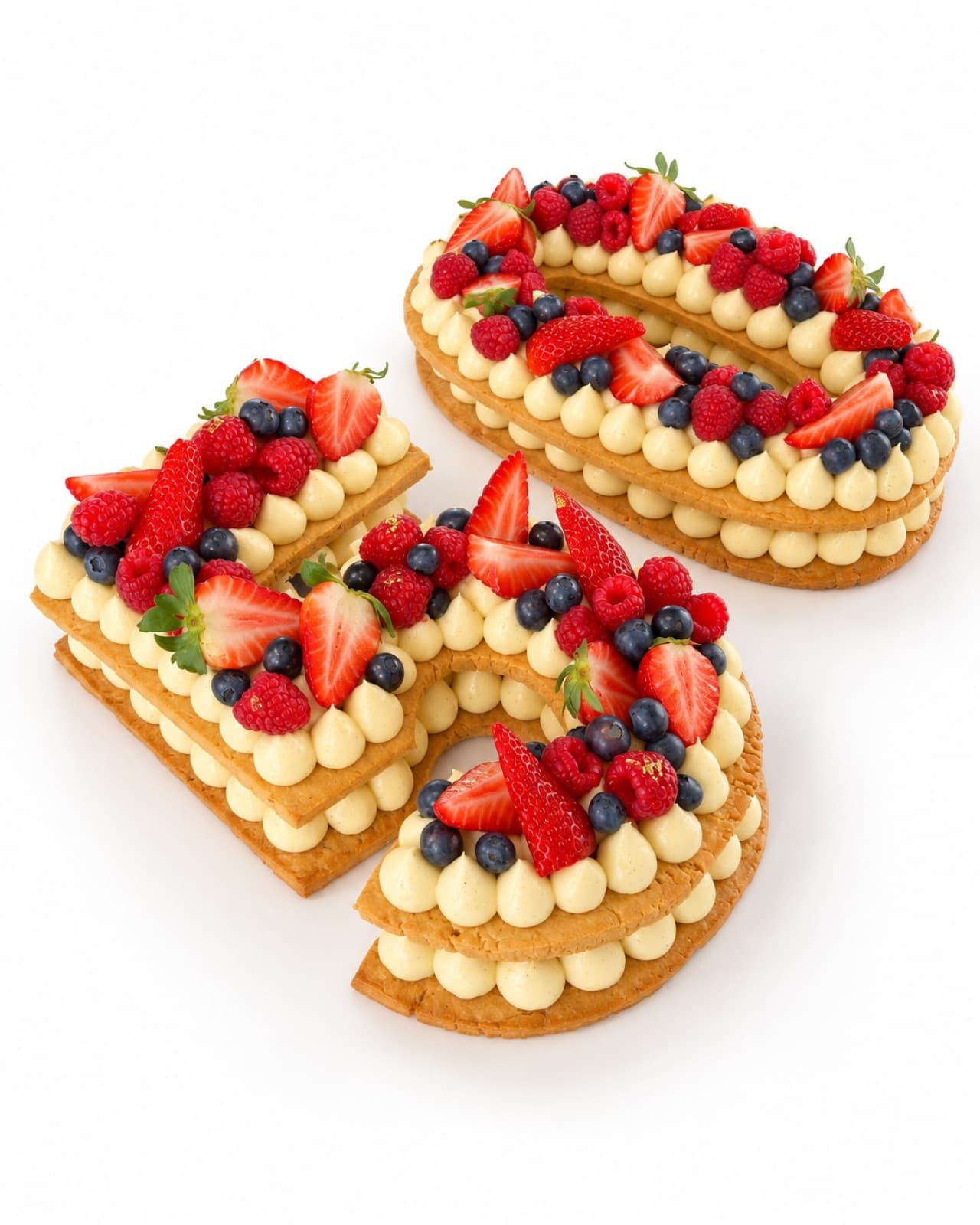 Number Cake ai Frutti Rossi