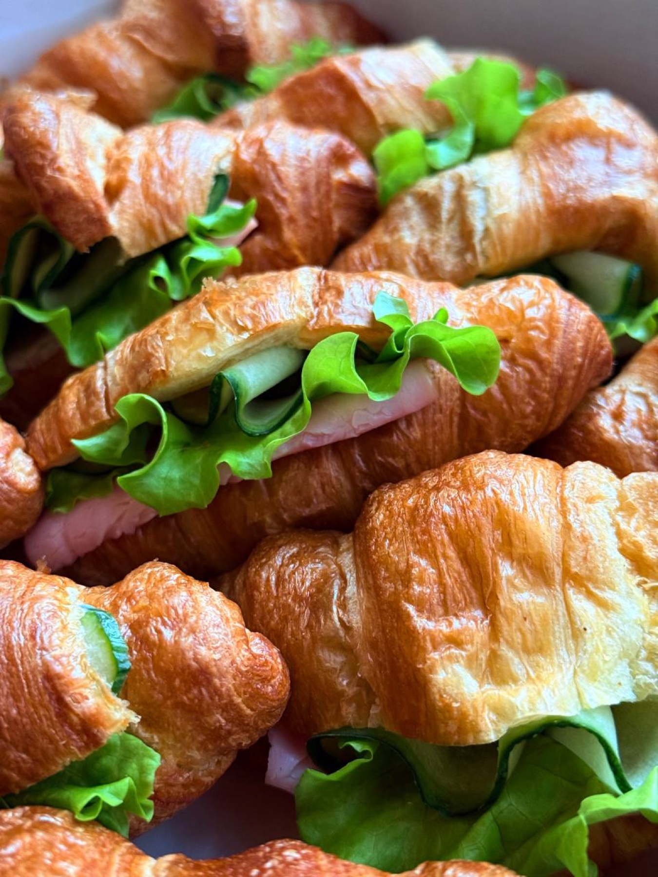 Croissant con prosciutto